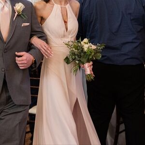 Blushing Pink Azazie Bridesmaid Dress